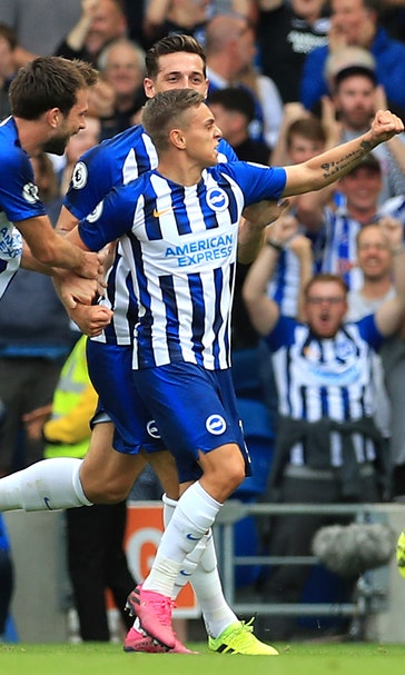 Trossard scores on EPL debut as Brighton draws with West Ham